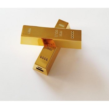 Gold Bar 2600mah Power Bank Portable Back-up Power for iPhone Samsung MP3 MP4 Mobile Phone with retail box