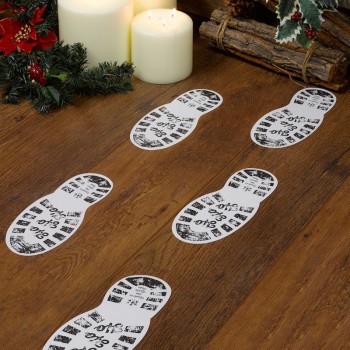 Christmas Craft - Santa's Boot Prints - 12