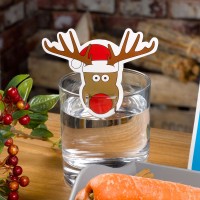 Christmas Craft - Rudolph Glass Decorations -10