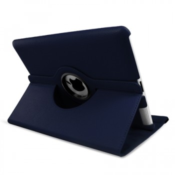 Stand Wallet 360 Degree Rotating Leather Case For iPad 2 2nd Gen + Film +Stylus Pen