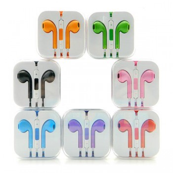 Earphones with Mic in multiple colors